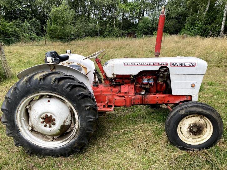 2x David Brown 770 tractors, Zakelijke goederen, Landbouw | Tractoren, Overige merken, tot 80 Pk, Oldtimer, Ophalen