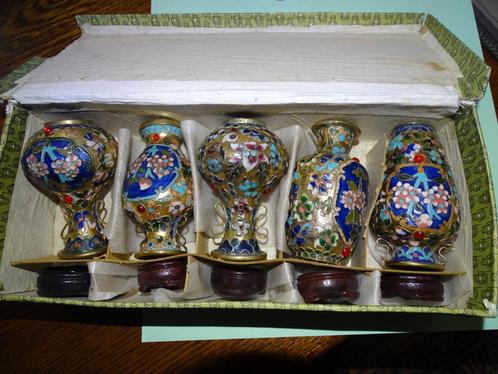 ensemble de vases cloisonnés, Antiquités & Art, Antiquités | Vases, Enlèvement