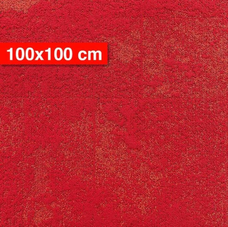 100x100cm Urban Retreat 103 rode tapijttegels, Hobby & Loisirs créatifs, Hobby & Loisirs Autre, Neuf, Enlèvement ou Envoi