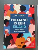 Niemand is een eiland - Vranken, Ophalen of Verzenden, Zo goed als nieuw, Hoger Onderwijs