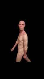 Realistisch geschilderde lopende mannequin, Ophalen of Verzenden