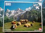 Puzzle Nathan 350 pièces + Poster : Mont Eiger, Suisse, Hobby en Vrije tijd, Ophalen of Verzenden, Legpuzzel