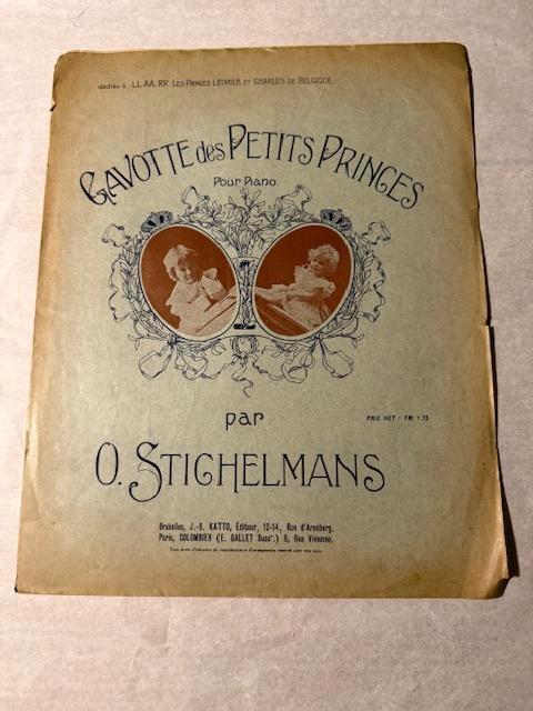 O. Stighelmans — Gavotte des Petits Princes, Musique & Instruments, Partitions, Utilisé, Artiste ou Compositeur, Classique, Piano