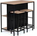 Hoge tafel, Huis en Inrichting, Barren, Ophalen, Gebruikt, Inclusief barstoelen