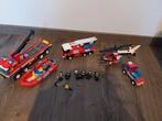 Brandweer Off-Road Fire Truck & Fireboat 7213, Enlèvement ou Envoi, Comme neuf, Ensemble complet, Lego