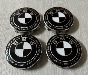  50 jaar BMW/ Anniversary Zwarte Naafdoppen / Naafkappen 68m beschikbaar voor biedingen