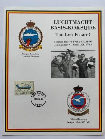 FDC First Day Card Luchtmacht Basis Koksijde 40SQN 1994