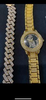 Montre de luxe pour femme couleur or avec bracelet, Bijoux, Sacs & Beauté, Montre-bracelet, Neuf