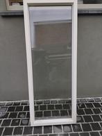 Vast pvc raam, Synthétique, Enlèvement, Utilisé, Vitre comprise