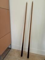 2 biljartstokken hout, Antiek en Kunst, Ophalen