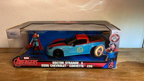 Chevrolet Corvette Z06 -  avengers doctor strange 2006, Hobby en Vrije tijd, Modelauto's | 1:24, Nieuw, Auto, Jada, Ophalen of Verzenden