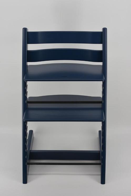 Midnight blue | Stokke Tripp Trapp trip trap triptrap stoel, Kinderen en Baby's, Kinderstoelen, Gebruikt, Meegroeistoel, Aanschuifbaar
