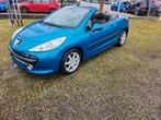 Peugeot 207cc 1.6hdi, Auto's, Peugeot, 4 zetels, Zwart, 4 cilinders, Cabriolet