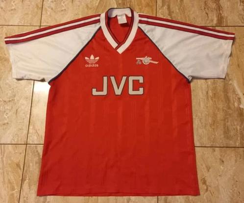 Arsenal FC 1988-1989 home Adidas vintage football shirt, Sports & Fitness, Football, Utilisé, Maillot, Taille L