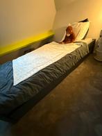 Lit tiroir une personne pour matelas 90 x 200, 100 cm, Gris, 210 cm, Enlèvement