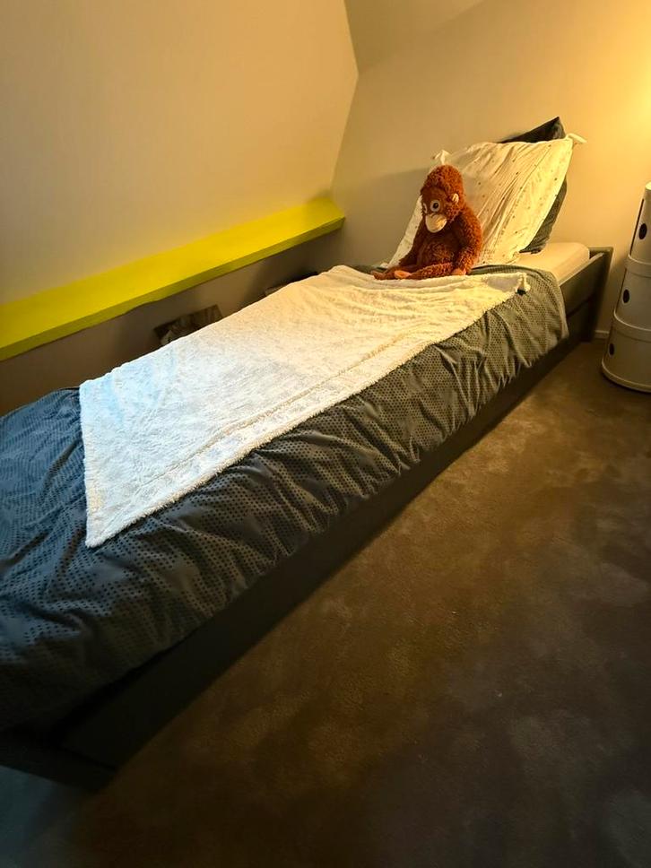Eenpersoons ladebed voor matras 90 x 200, Huis en Inrichting, Slaapkamer | Boxsprings, Zo goed als nieuw, 100 cm, 210 cm, Eenpersoons