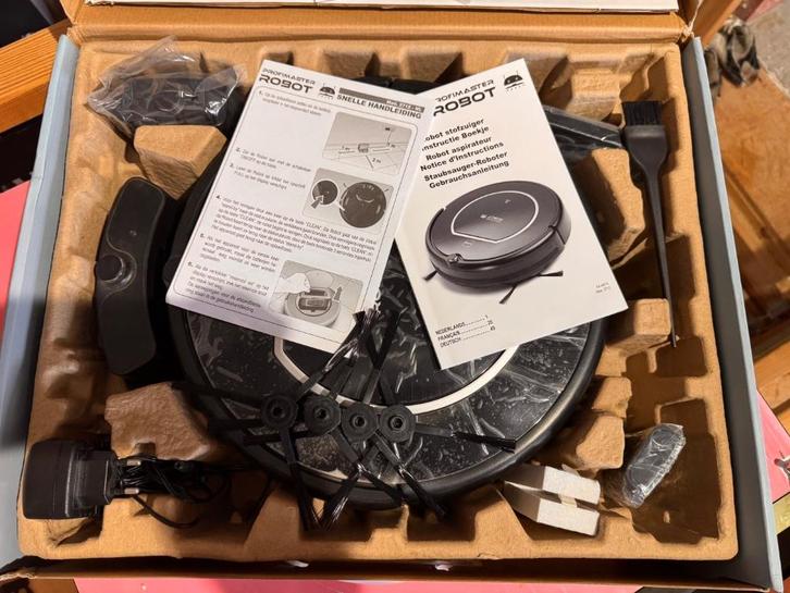 🤖 Profimaster Robotstofzuiger – Nieuw, vol compl in doos, Elektronische apparatuur, Stofzuigers, Nieuw, Stofzuiger, Minder dan 1200 watt