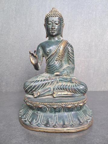  Bronzen beeld/Boeddha/Vitarka Mudra/Azië beschikbaar voor biedingen
