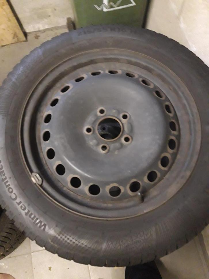 4 winterbanden op velg, Auto-onderdelen, Banden en Velgen, Band(en), Winterbanden, Ophalen