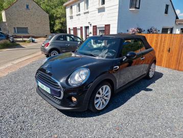 Mini cooper cabrio benzine 58580km!!!!, Autos, Mini, 100 kW, Achat, Euro 6, Entreprise