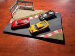 Diorama Circuit Auto + 3 Ferrari F50 1/43ème, Zo goed als nieuw