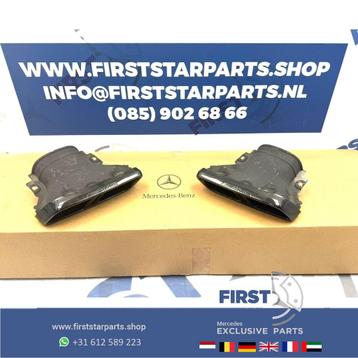 W213 S213 E63 AMG UITLAAT SIERSTUKKEN ZWART SET origineel Me beschikbaar voor biedingen