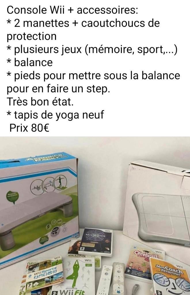 Console Wii et accessoires, Games en Spelcomputers, Spelcomputers | Nintendo Wii, Gebruikt, Met 2 controllers, Met games, Ophalen