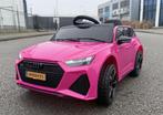 Audi RS6 12v roze + RC - Leder - Rubberband Bluetooth NIEUW, Ophalen of Verzenden, Nieuw