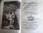 Oud boek: Filosofische memoires van Baron *** uit 1777, Ophalen of Verzenden, L'Abbé de Crillon