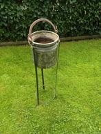 Sierbloempot, Tuin en Terras, Bloembakken en Plantenbakken, Ophalen, Gebruikt, Metaal
