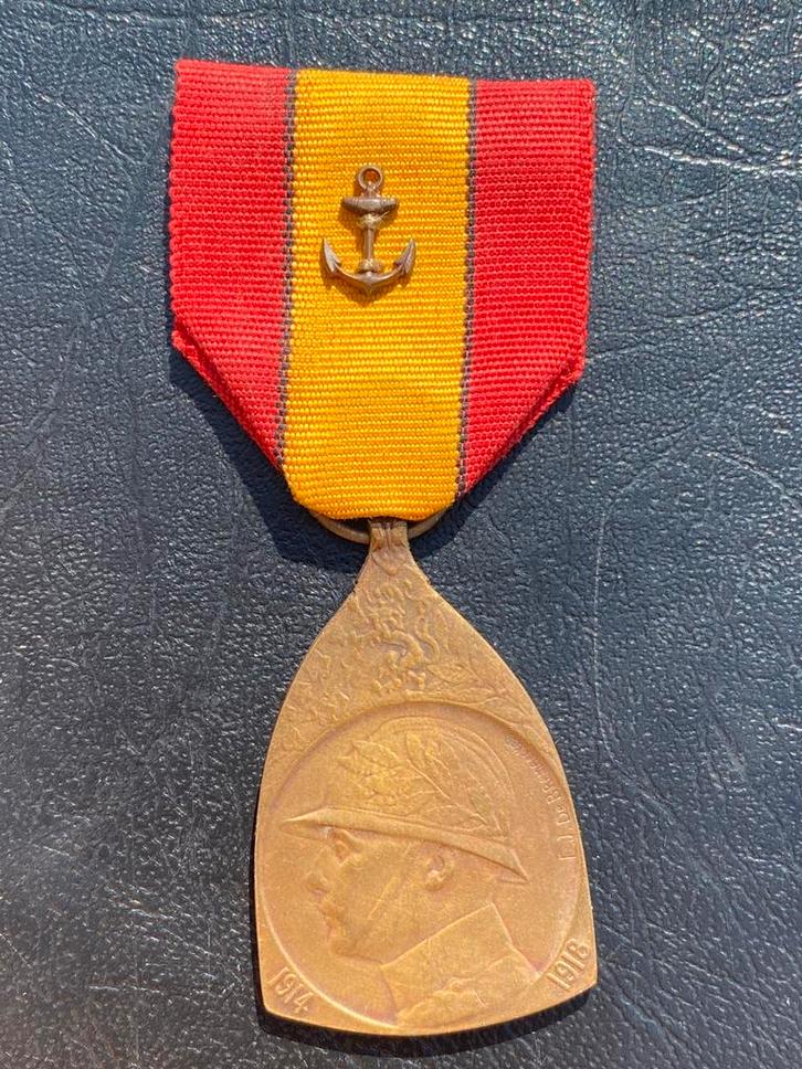 Medaille 42: marine Belge  belgian marine, Verzamelen, Militaria | Algemeen, Ophalen of Verzenden