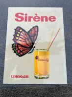 Sirene limonade, Verzamelen, Ophalen of Verzenden, Zo goed als nieuw, Reclamebord