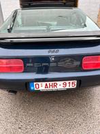 Porsche 968 Targa man 6 vit 240 PK, Auto's, Achterwielaandrijving, Blauw, Leder, Handgeschakeld