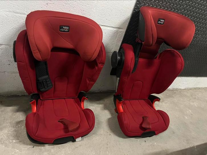2 kinderzitjes voor Britax Römer, Kinderen en Baby's, Autostoeltjes, Zo goed als nieuw, Romer, 9 t/m 36 kg, Isofix, Verstelbare rugleuning