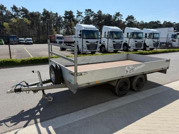 Aanhangwagen / remork 2 x 4m - 2.7T incl oprijpakket., Ophalen, Gebruikt