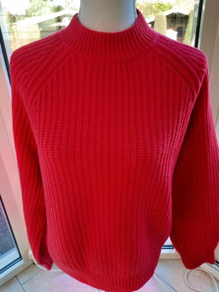 Mooie trui TOMMY HILFIGER - S/M, Vêtements | Femmes, Pulls & Gilets, Comme neuf, Taille 38/40 (M), Rouge, Enlèvement ou Envoi