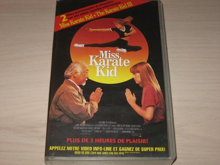 K7 VHS Miss Karaté Kid, Cd's en Dvd's, VHS | Film, Zo goed als nieuw, Actie en Avontuur, Ophalen of Verzenden