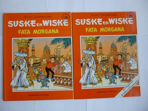 2X SUSKE EN WISKE RECLAME UITGAVE"FATA MORGANA"EFTELING 1988, Livres, BD, Comme neuf, Plusieurs BD, Enlèvement ou Envoi