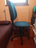 Office chair/ Chaise de bureau à vendre, Maison & Meubles, Enlèvement, Utilisé, Bleu, Chaise de bureau