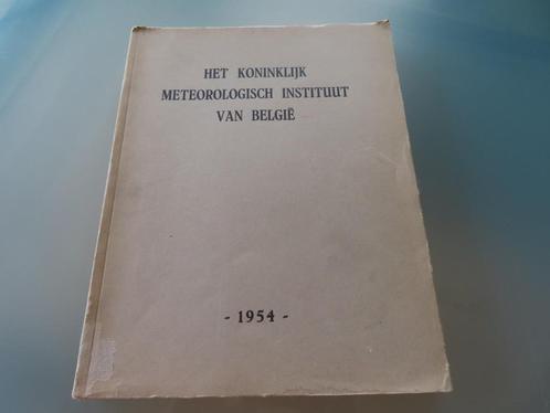 Het Koninklijk Meteorologisch Instituut van België 1954, Boeken, Wetenschap, Gelezen, Natuurwetenschap, Ophalen of Verzenden