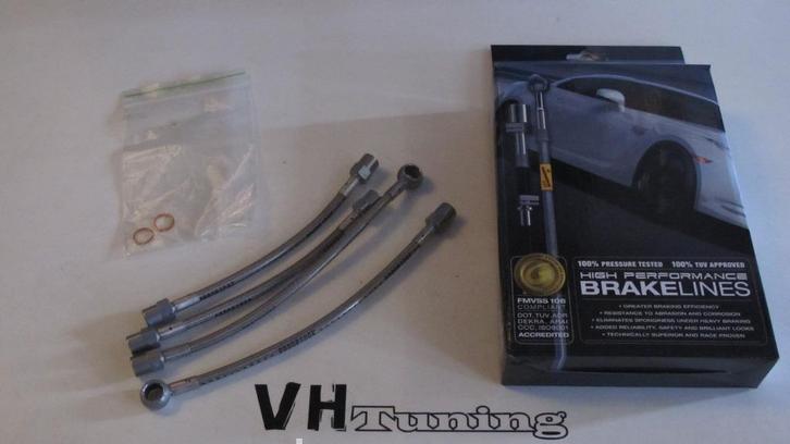 Goodridge RVS omvlochten Remslangen AUDI RS4 / A6 TDI V6, Auto diversen, Tuning en Styling, Ophalen