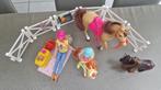 Barbie en Chelsea met paard en pony, Ophalen of Verzenden, Zo goed als nieuw, Barbie