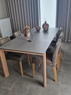 Nieuwe eettafel 2m10 lang x 1m breed met stoelen kln prijsje, Huis en Inrichting, Tafels | Eettafels, Ophalen