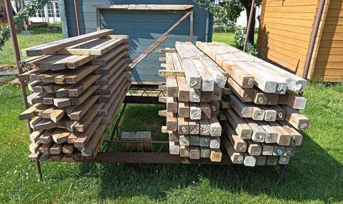TUINHOUT/PALEN, Tuin en Terras, Palen, Balken en Planken, Zo goed als nieuw, Palen, 180 tot 250 cm, Ophalen