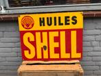 Oud zeldzaam SHELL emaille reclamebord, Ophalen, Gebruikt, Reclamebord