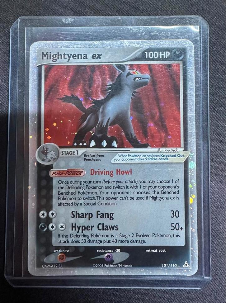 Mightyena ex #101, Hobby en Vrije tijd, Verzamelkaartspellen | Magic the Gathering, Zo goed als nieuw, Booster, Ophalen