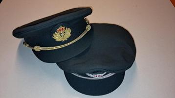 BELGIQUE - ABL - KEPI OFFICIER ET SOUS-OFFICIER