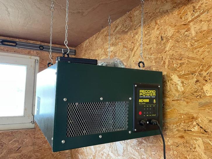 Record Power AC400 luchtfilter, Zakelijke goederen, Machines en Bouw | Houtbewerking, Ophalen