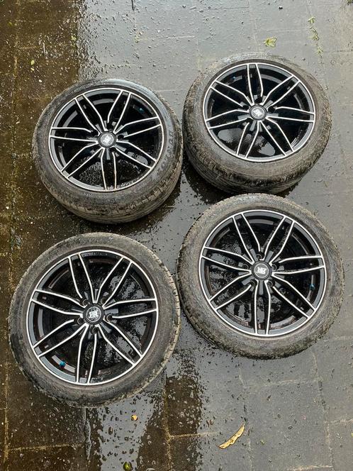 Set van 4 17” CBW MS602 aluminium wielen — 5x114.3, Auto-onderdelen, Banden en Velgen, Band(en), 17 inch, Gebruikt, Ophalen of Verzenden