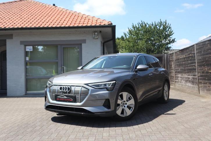 Audi e-tron 71 kWh 50 Quattro /1 ste eig /leder/360/MEMORY, Auto's, Audi, Bedrijf, Te koop, e-tron, 360° camera, 4x4, ABS, Achteruitrijcamera